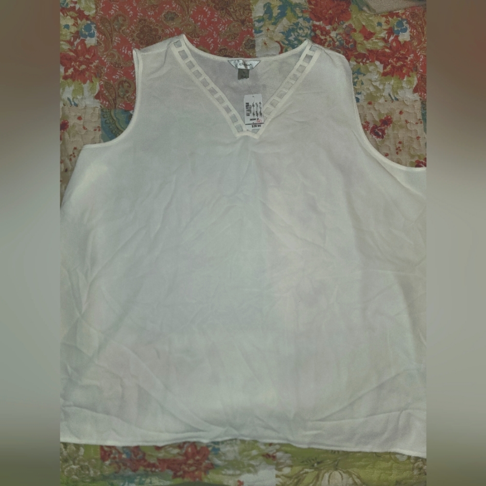 Women's size 20/22W Christopher & banks tank top